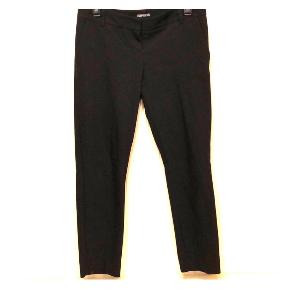 Express columnist black ankle trousers size 4